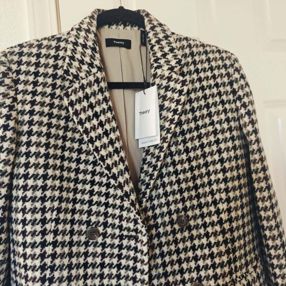 NWT Theory Square Double Breasted Wool Blazer Jacket - Picture 6 of 7